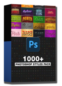 1000+ Premium Photoshop Styles Pack