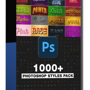 1000+ Premium Photoshop Styles Pack