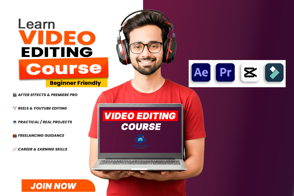 Complete Video Editing Course: Adobe Premiere Pro, After Effects & Photoshop for Beginners