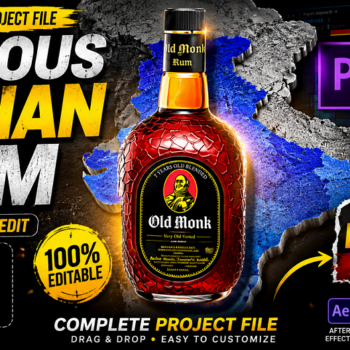 Famous Indian Rum Map Animation – After Effects & GeoLayers Project File | iFMlearn.in