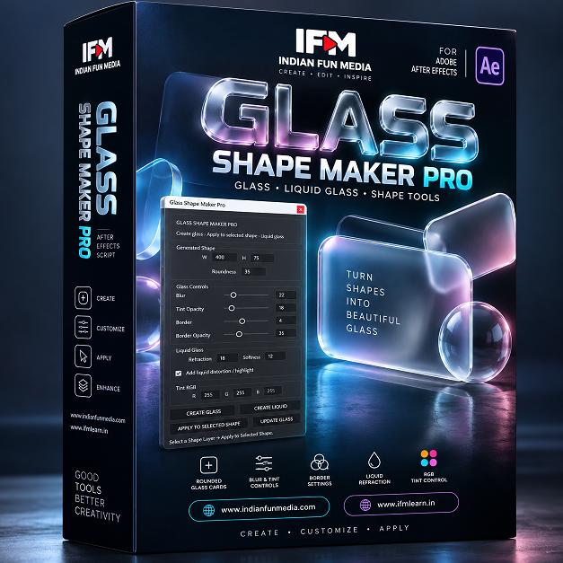 🧊 Glass Shape Maker Pro
